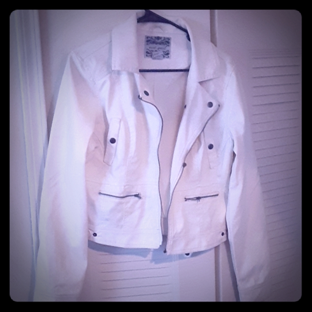 Leather coat